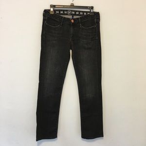 Earnest Sewn Black Straight Jeans